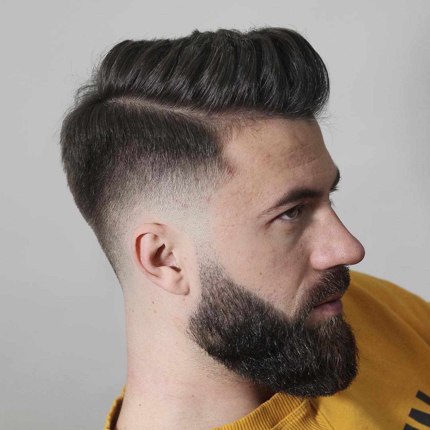 men The to Modern Fades side profile haircut