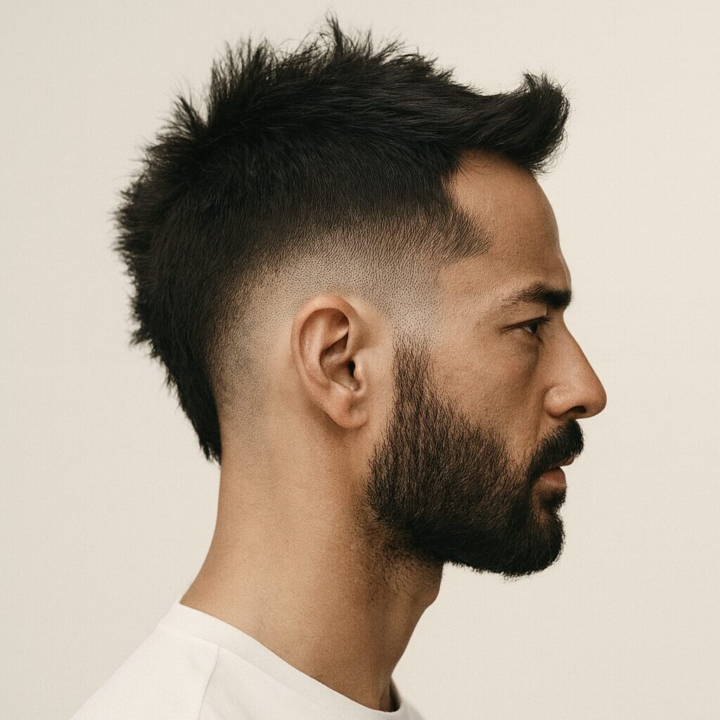 men The Fade Evolution side profile haircut