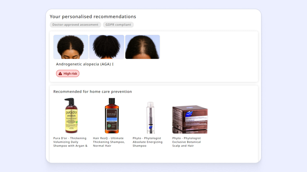 AI-Powered Hair Analysis