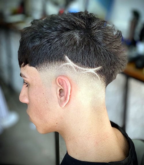 men The Fade Evolution back view haircut