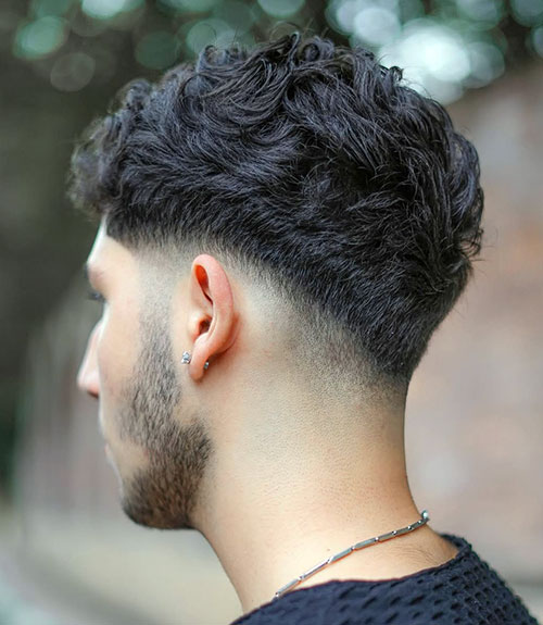 men The Fade Evolution side profile haircut