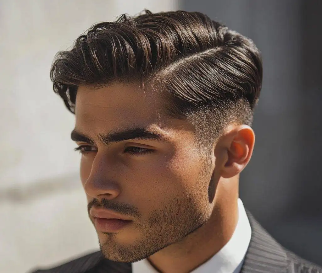 men The Men's Haircut Trend Report thick hair barber finished cut