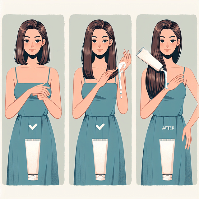 applying deep conditioner to hair