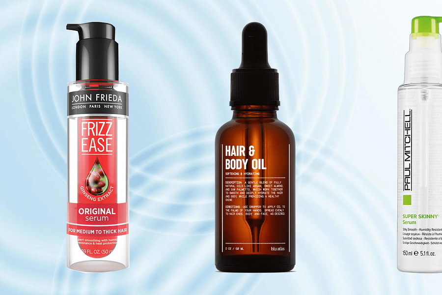 anti-frizz serum for curly hair men