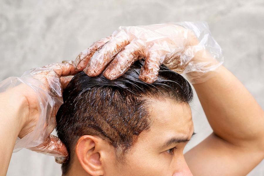 hair mask for color-treated men's hair