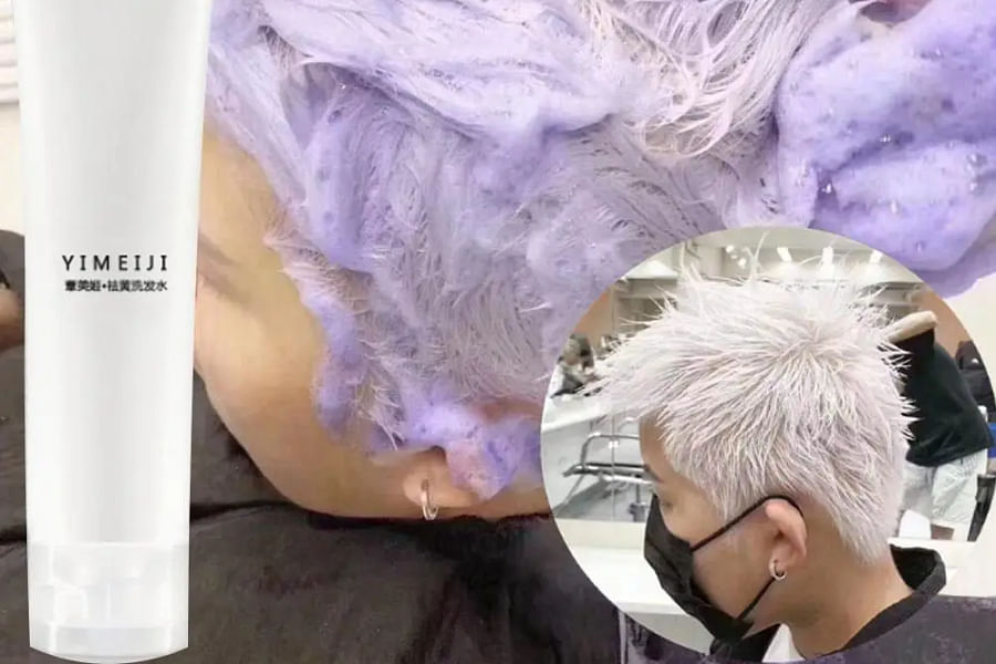 toning shampoo for men's highlighted hair