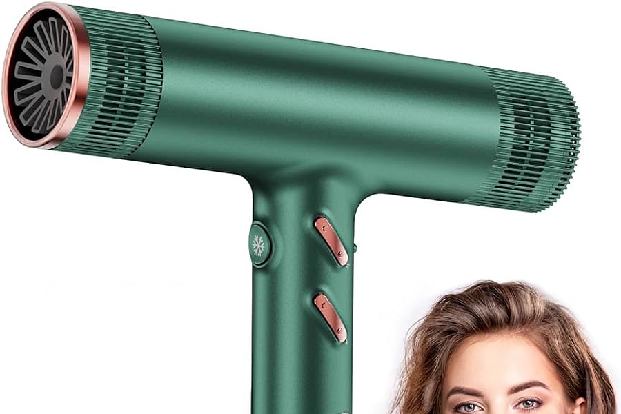 hair dryer with cool shot button