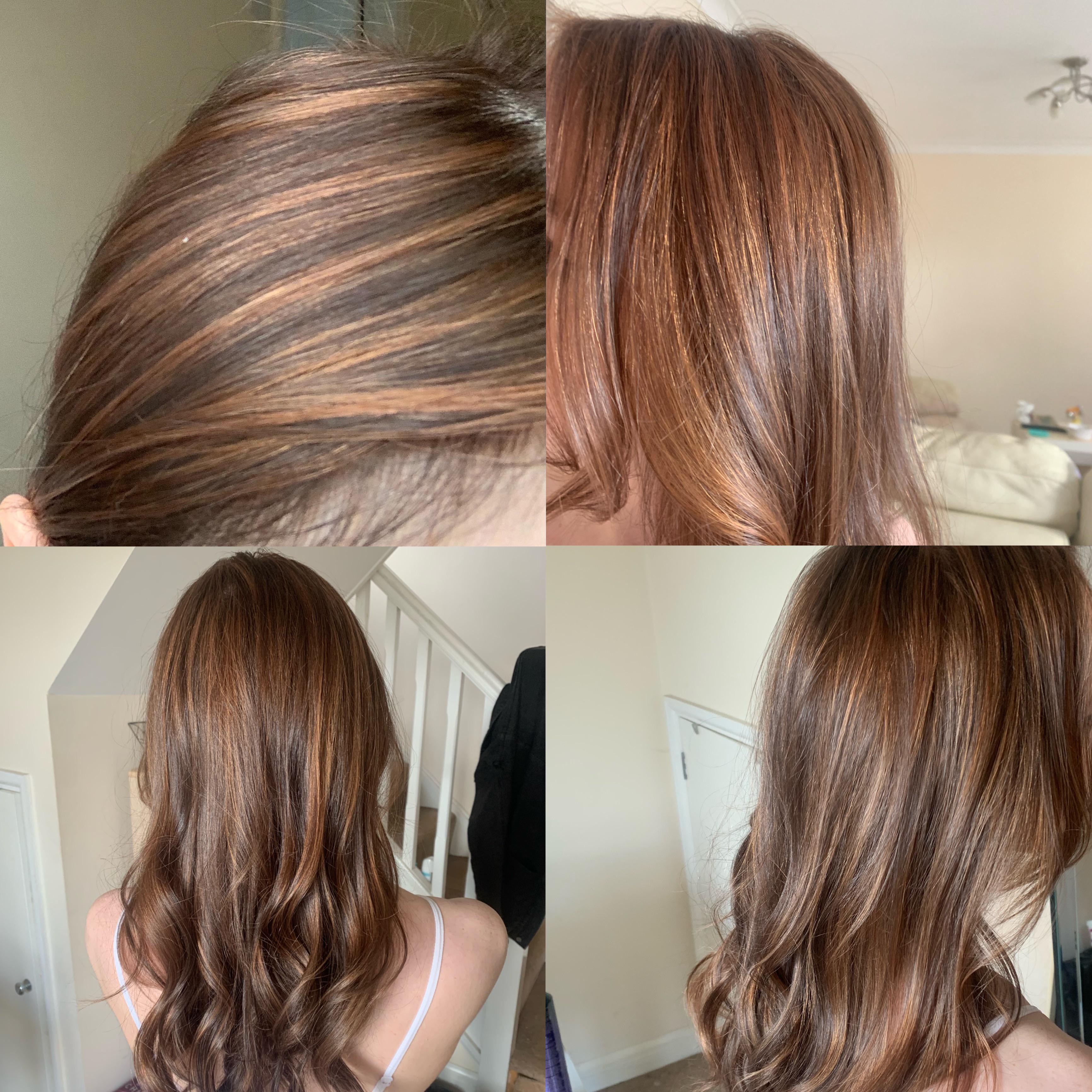 rinsing hair after highlights