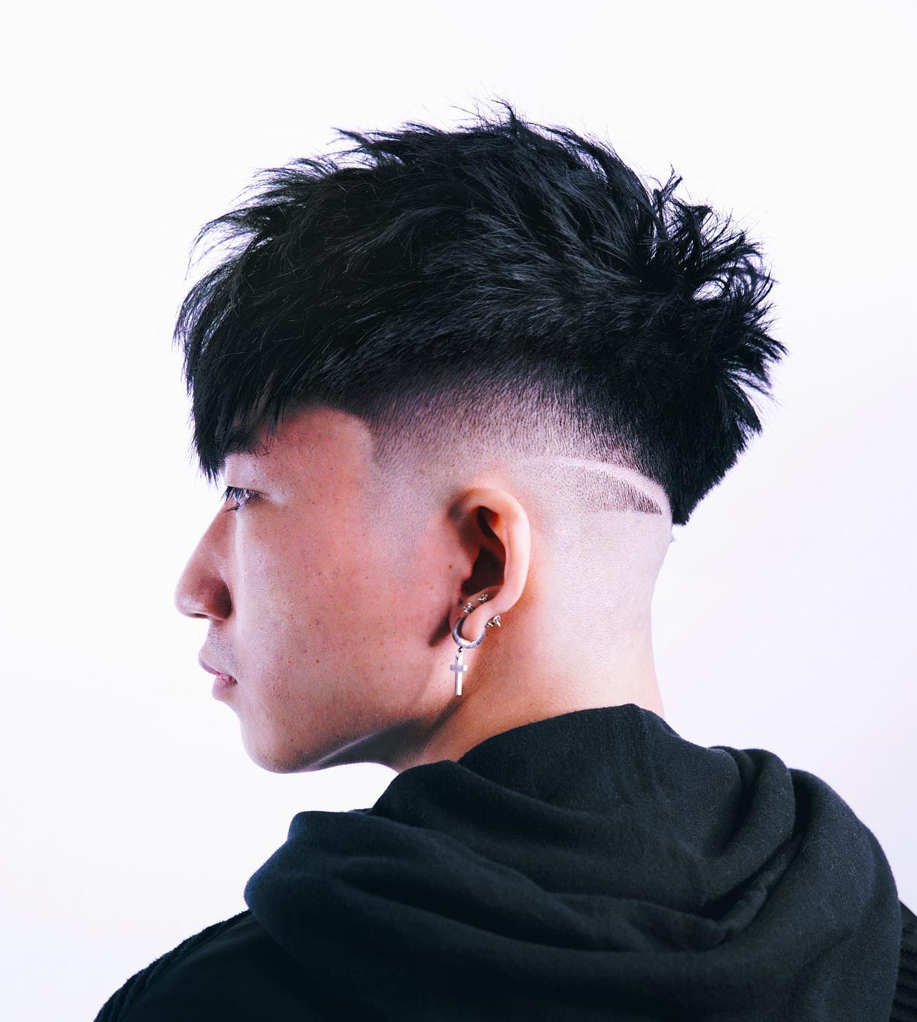 spiky hair with highlights for men