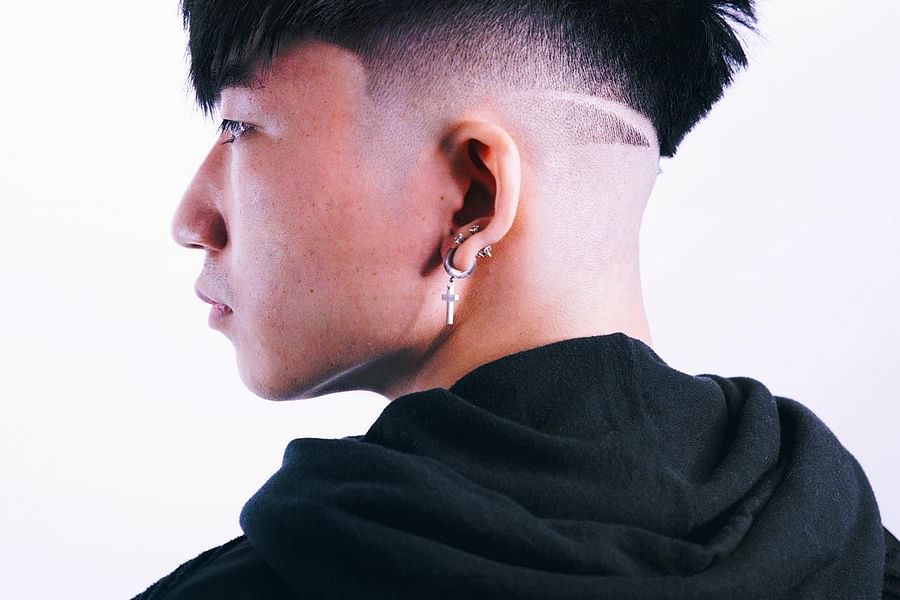 spiky hair with highlights for men