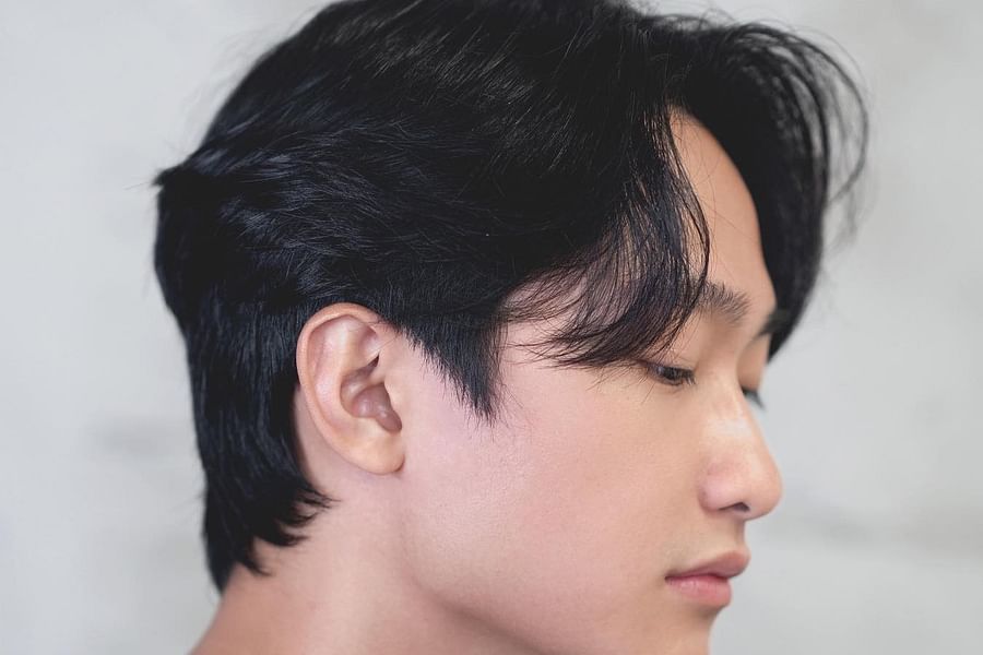 Side-Swept Bangs Men