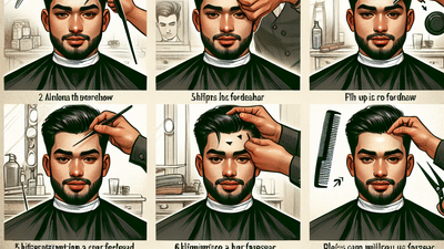 Creating the Illusion: Expert Tips for Men's Haircuts that Minimize a Big Forehead
