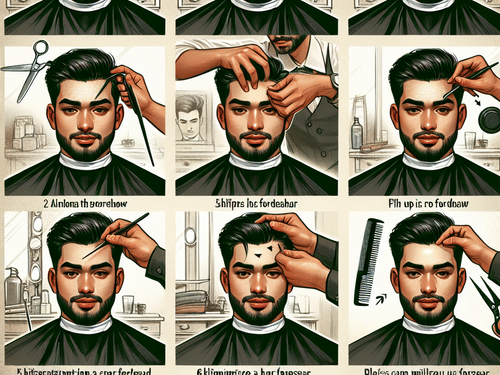 Creating the Illusion: Expert Tips for Men's Haircuts that Minimize a Big Forehead