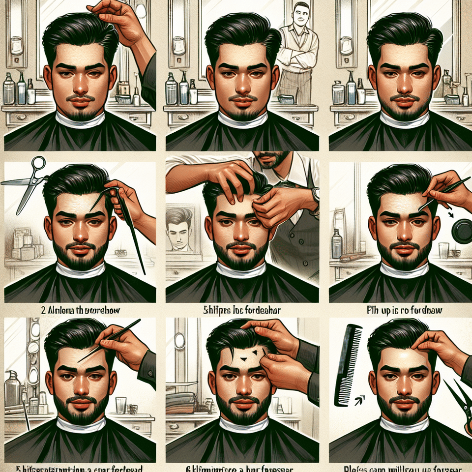 Creating the Illusion: Expert Tips for Men's Haircuts that Minimize a Big Forehead
