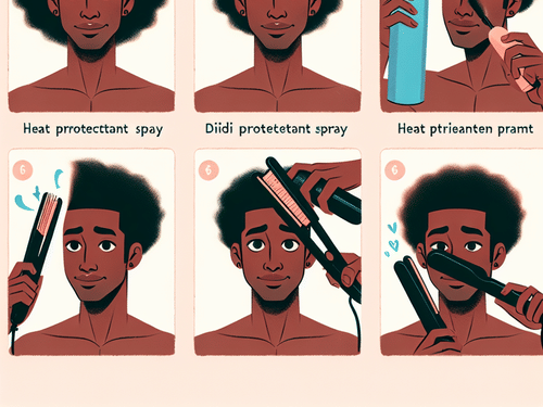 From Frizzy to Sleek: How to Master Straightening Black Men's Hair at Home