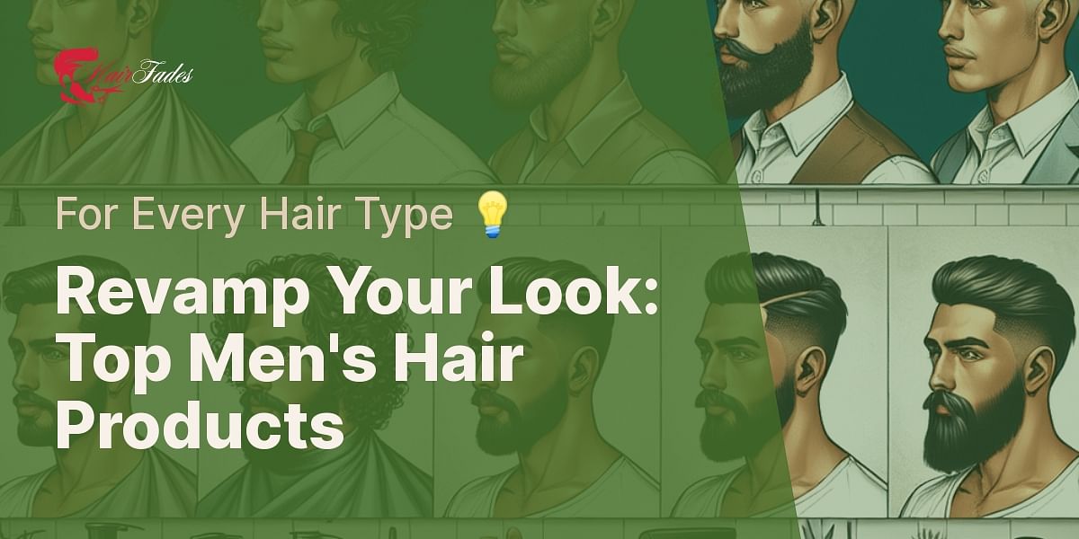 Upgrade Your Hairstyle The Best Men's Hair Products for Different Hair